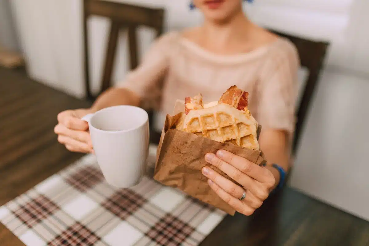 gaufre bleue